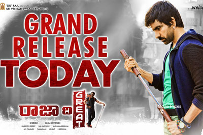 Raja The Great Grand Release Today